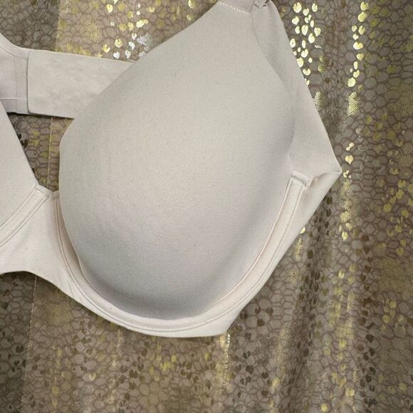 Aerie Smoothez Ivory Full Coverage Lightly Lined Bra 34D NWOT - Picture 4 of 7